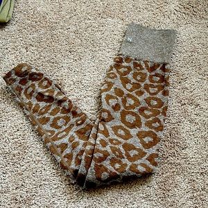 Nvgtn Brown Leopard leggings XS